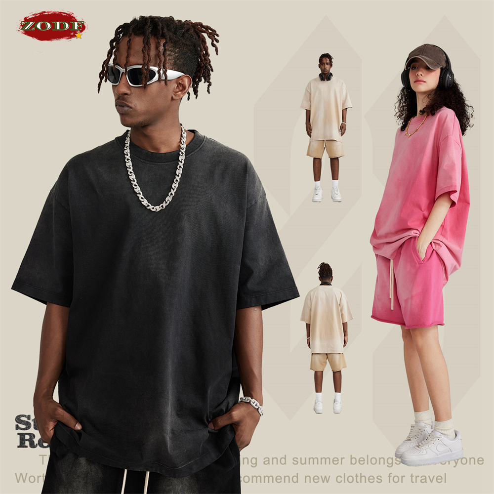 Streetwear Brand Jersey - ZODF 2025 Summer Monkey Washed 270gsm