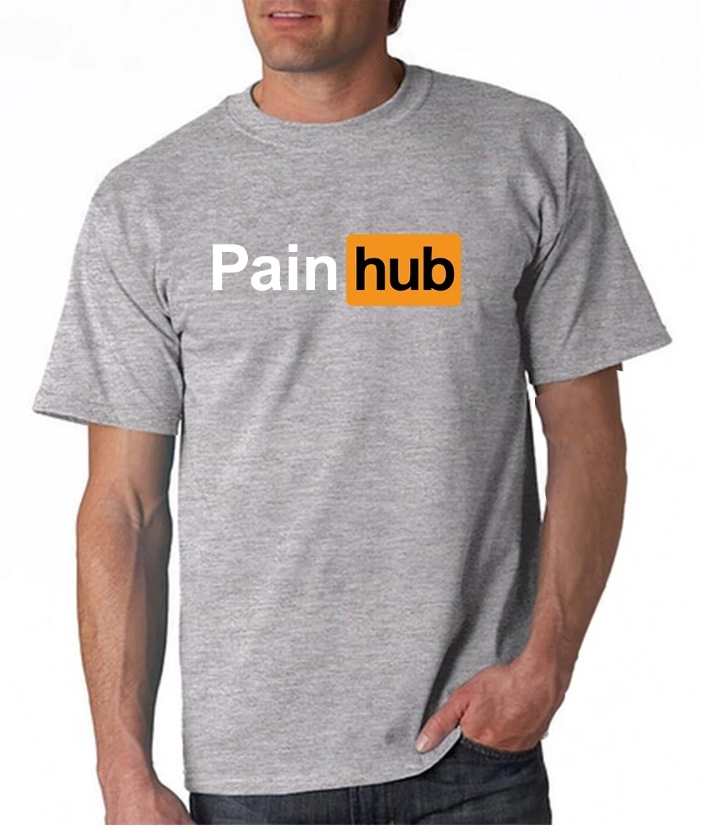 Painhub Men Shirt fashion t-sh - Streetwear Brand Jersey ulasan dan harga