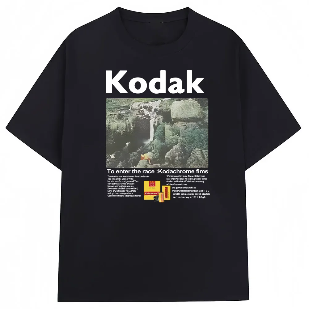 Kodak brand adult 100% cotton  - Streetwear Brand Jersey ulasan dan harga