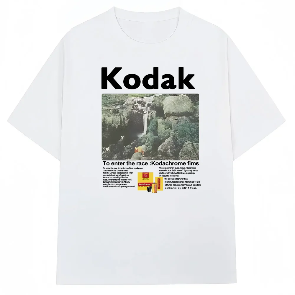 Kodak brand adult 100% cotton  - Streetwear Brand Jersey ulasan dan harga