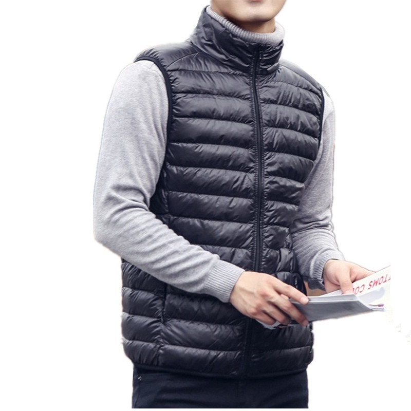 Men's Sleeveless Puffer Jacket - Streetwear Brand Jacket ulasan dan harga