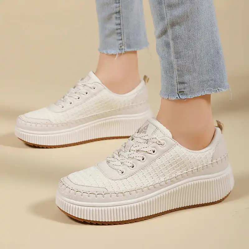 Brown Shoes Woman Flats Autumn - Streetwear Brand Expensive ulasan dan harga
