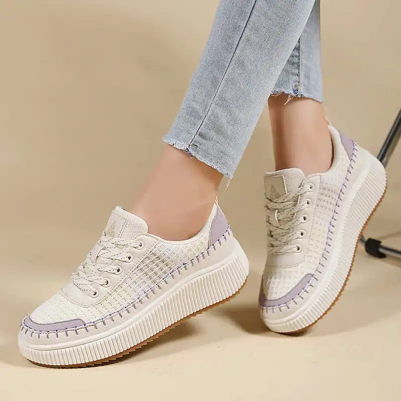 Brown Shoes Woman Flats Autumn - Streetwear Brand Expensive ulasan dan harga