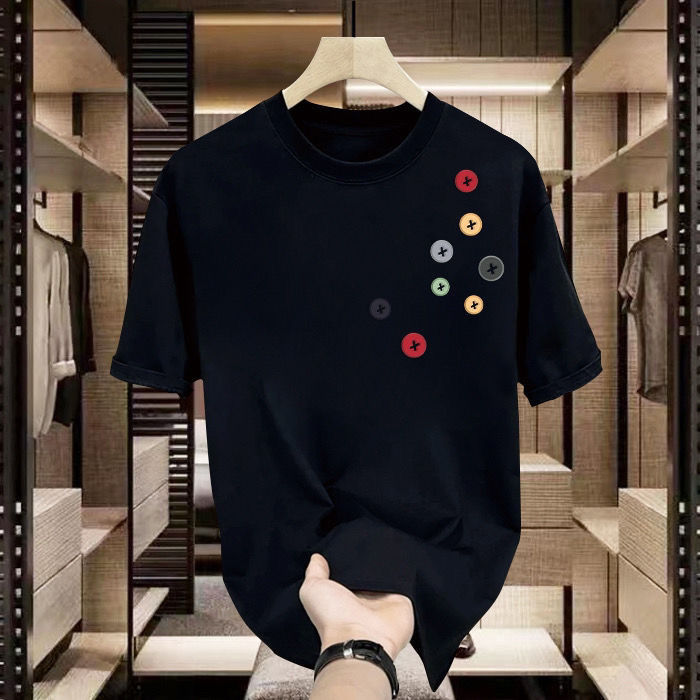 Summer New Brand Pure Cotton S - Streetwear Brand Jersey ulasan dan harga
