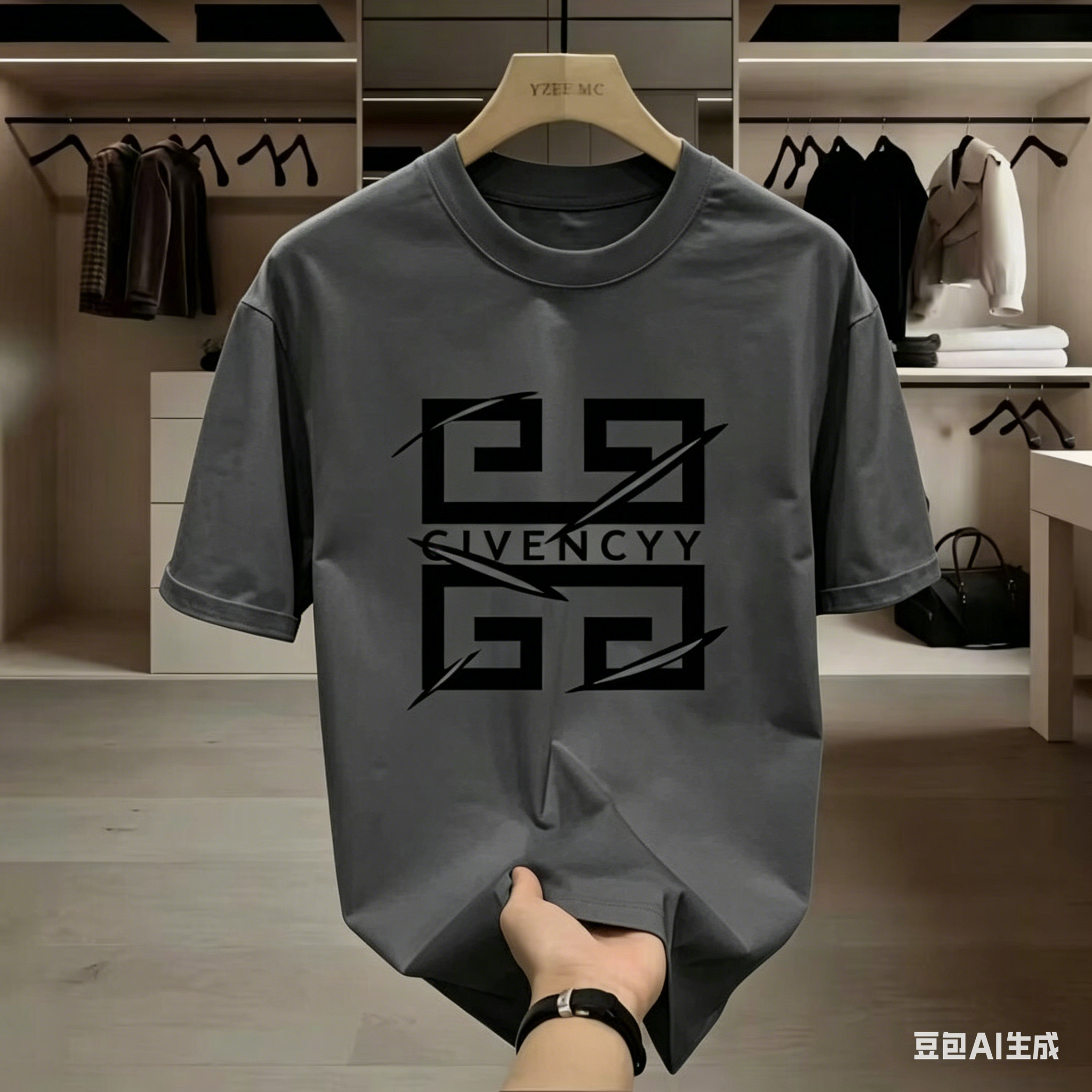 2026Men's  Brand Logo Print T- - Streetwear Brand Graphic Designer ulasan dan harga