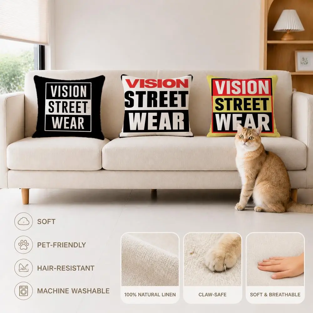 Cushions Covers Sofa Cat and d - Vision Streetwear Brand ulasan dan harga