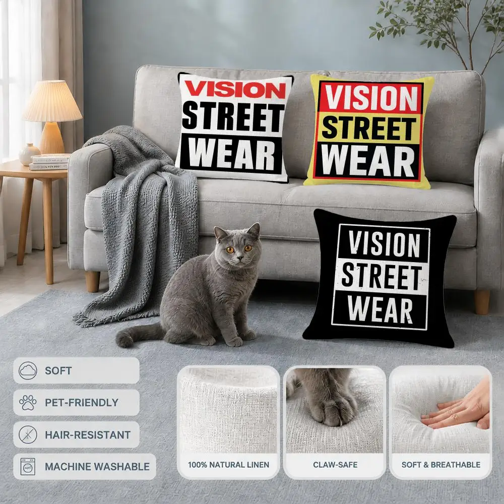 Cushions Covers Sofa Cat and d - Vision Streetwear Brand ulasan dan harga