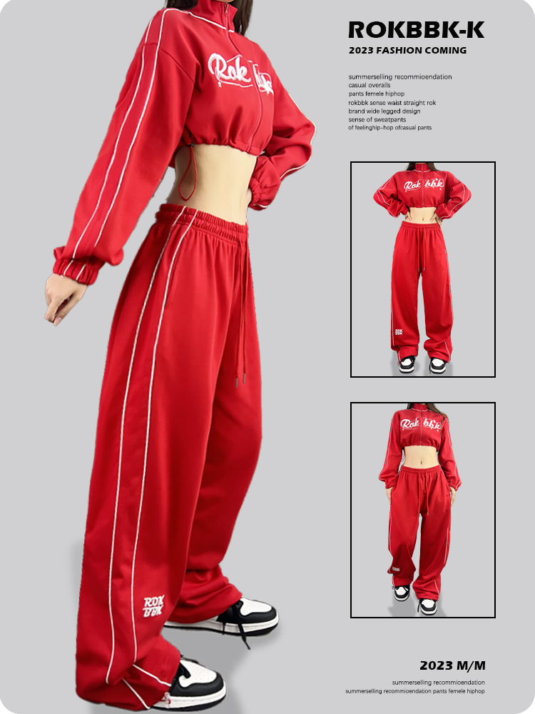 Red Jazz Dance Streetwear Hare - Streetwear Brand Red ulasan dan harga