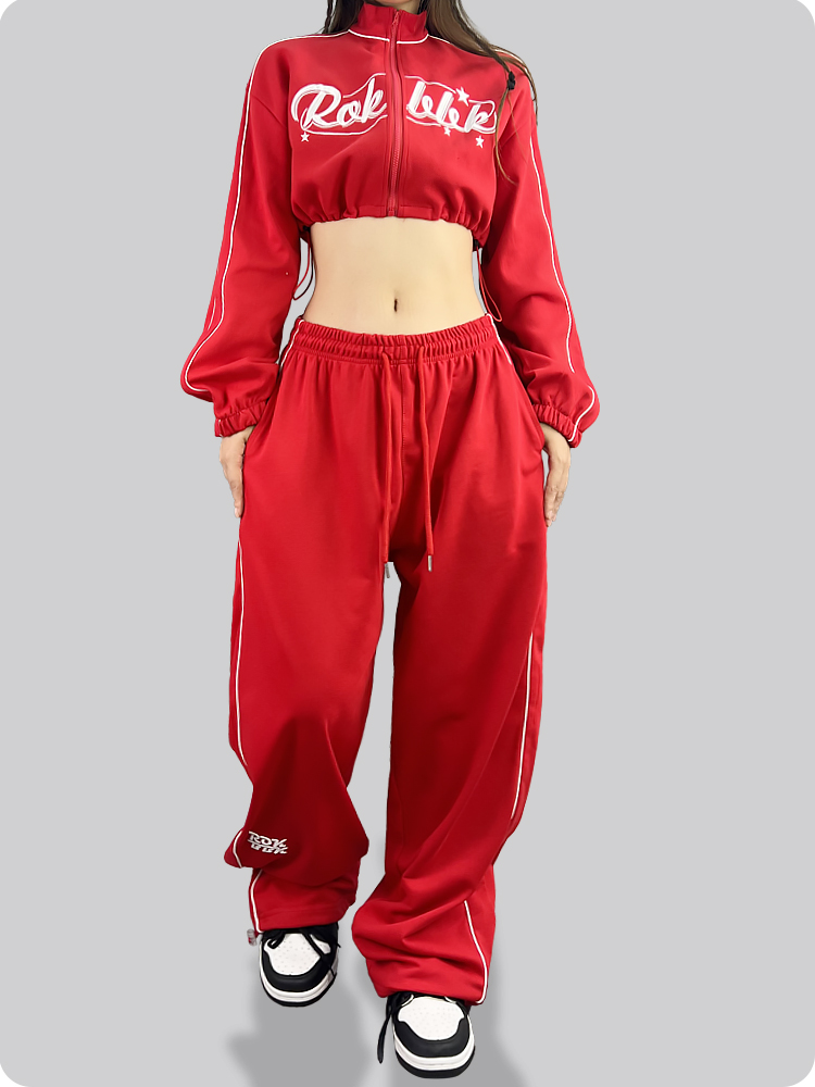 Red Jazz Dance Streetwear Hare - Streetwear Brand Red ulasan dan harga