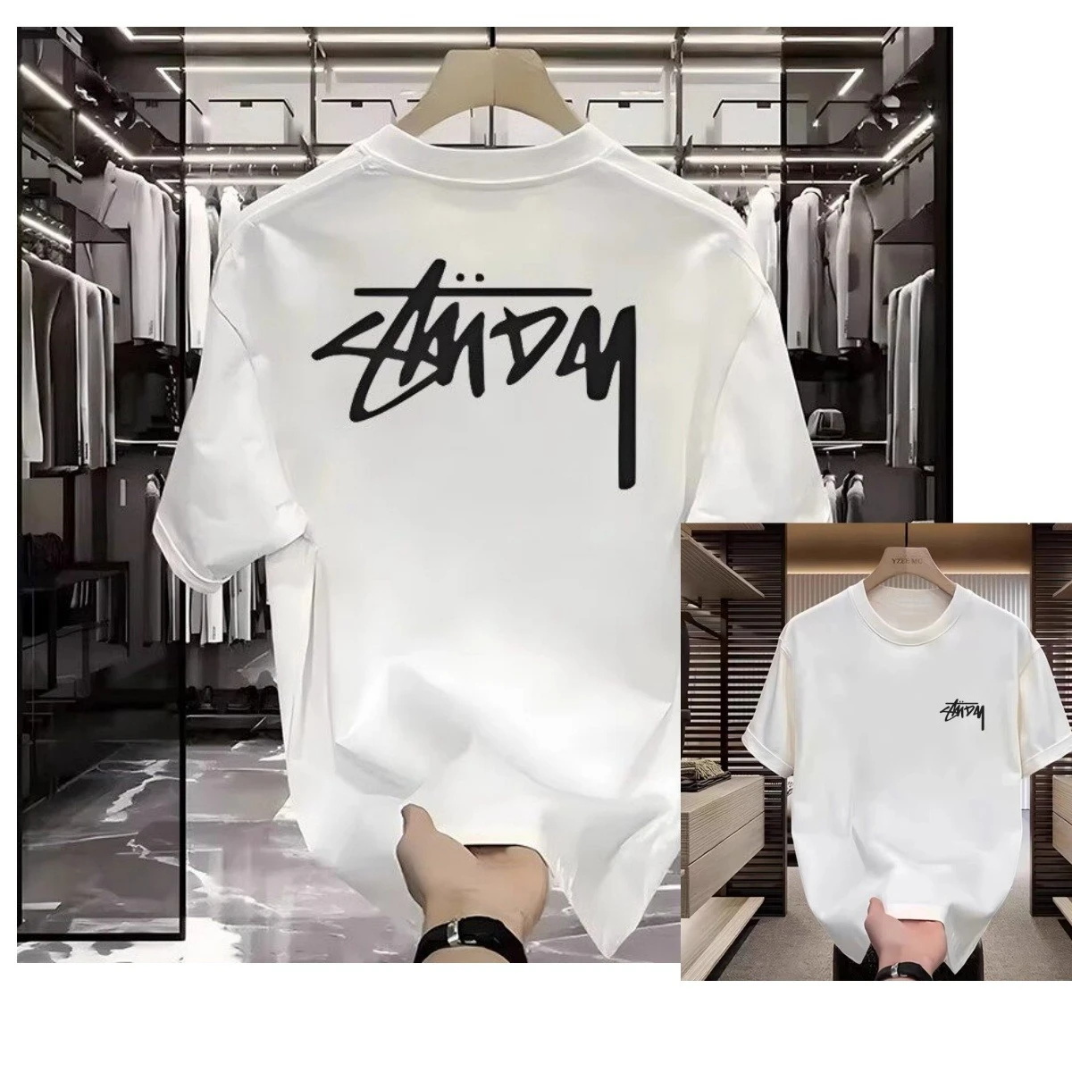 Cotton Trendy Korea Style Lett - Streetwear Brand Korea ulasan dan harga