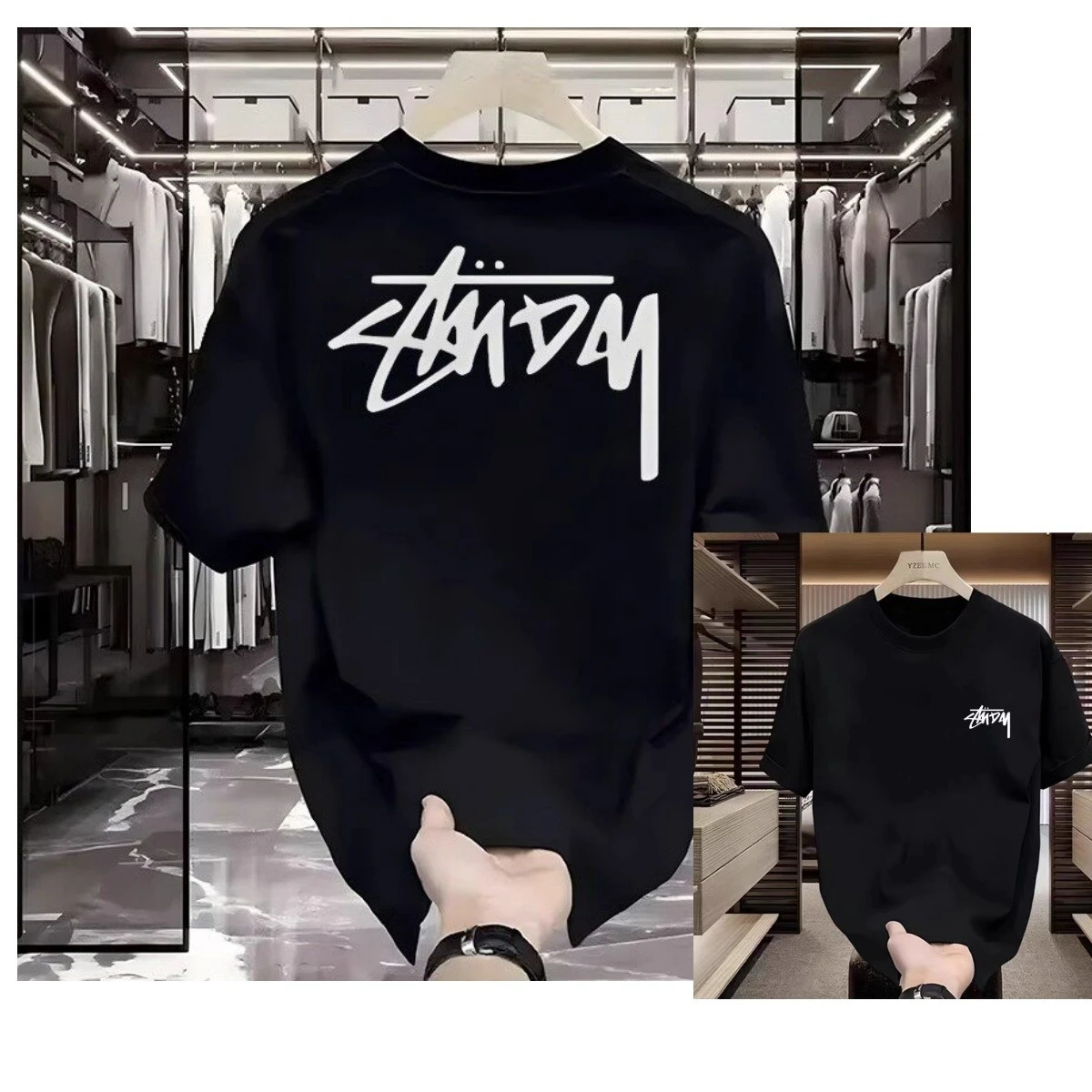 Cotton Trendy Korea Style Lett - Streetwear Brand Korea ulasan dan harga