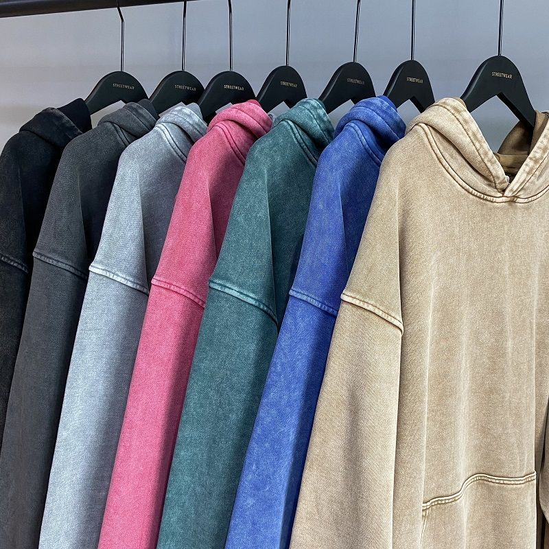 400G American Retro Heavy Swea - Streetwear Brand Jacket ulasan dan harga
