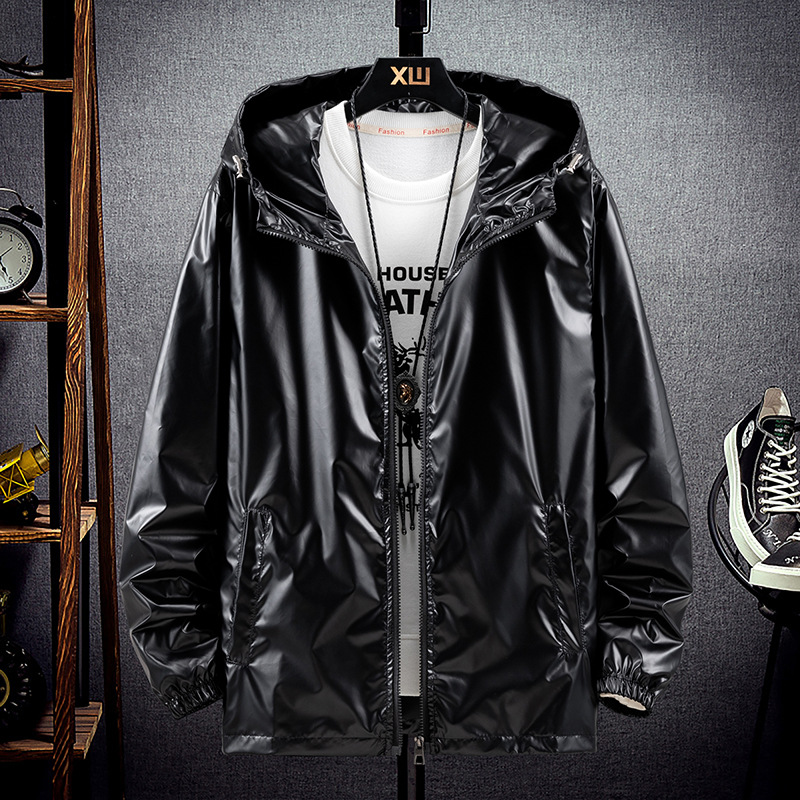Spring and Autumn Shiny jacket - Streetwear Brand Jacket ulasan dan harga