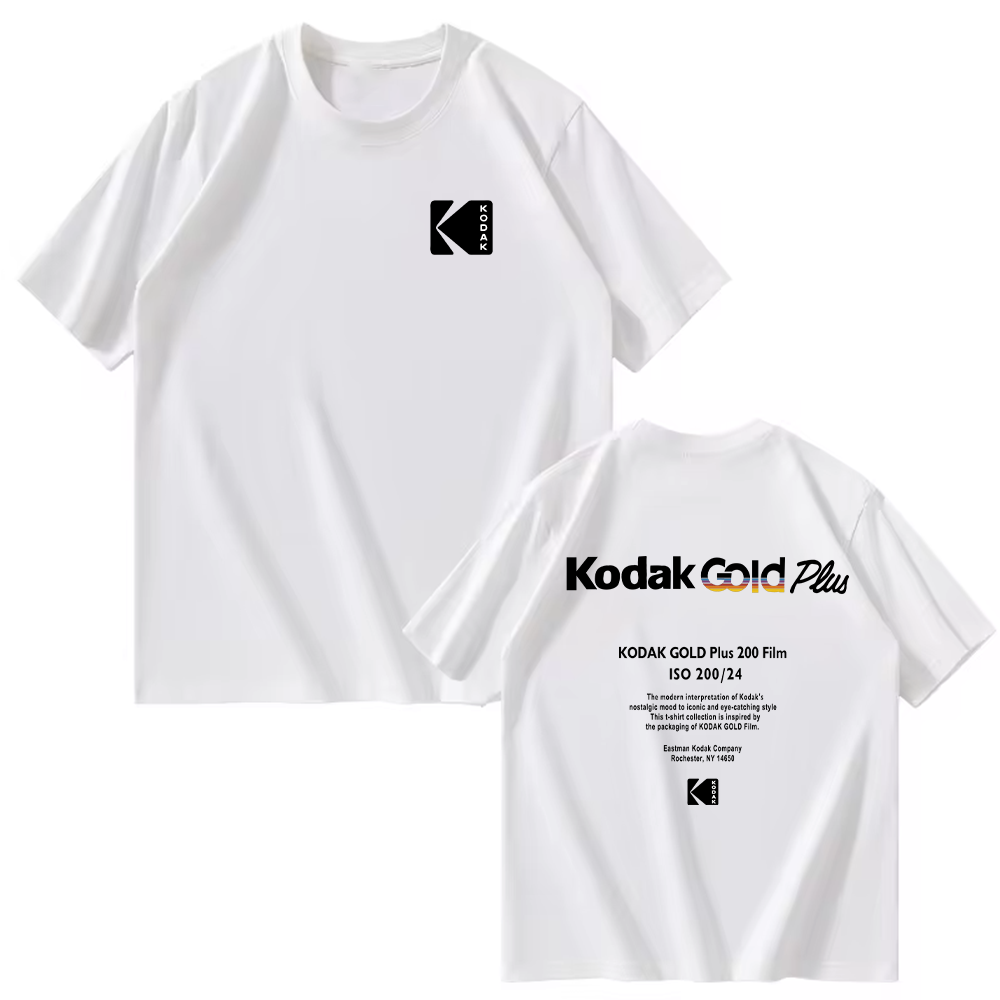 Kodak Gold Plus Film Men T-Shi - Streetwear Brand Jersey ulasan dan harga