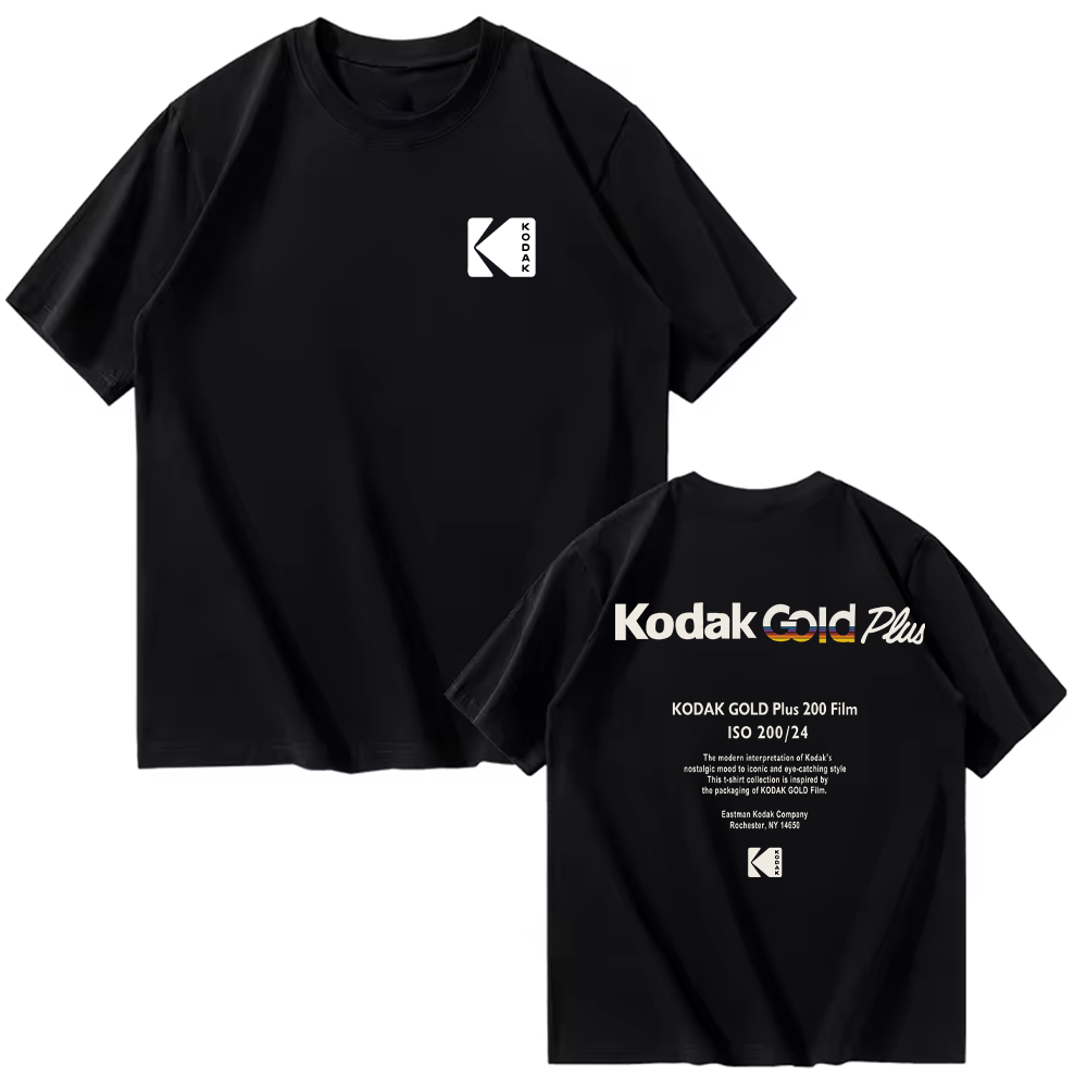 Kodak Gold Plus Film Men T-Shi - Streetwear Brand Jersey ulasan dan harga